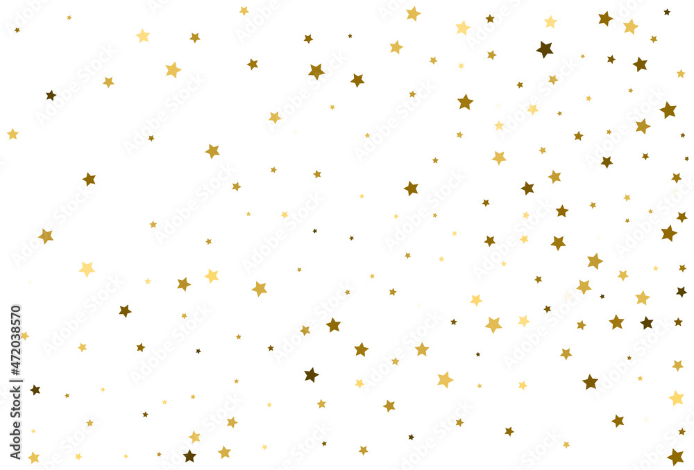Christmas background with gold stars. Golden stars Celebration Confetti. Christmas background with gold stars. Golden stars Celebration Confetti.