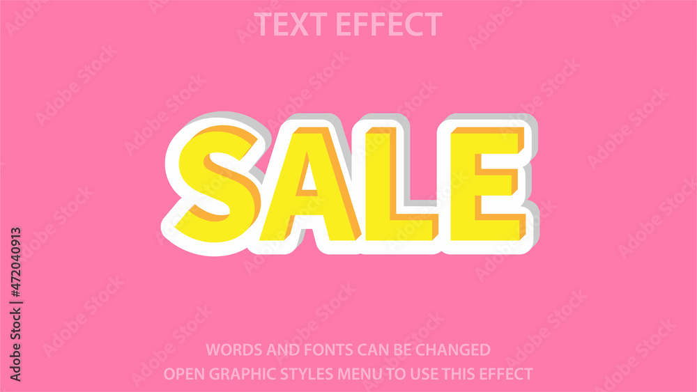 sale text effect.
Vector illustration.
Editable sale text effect.
Vector illustration.
Editable