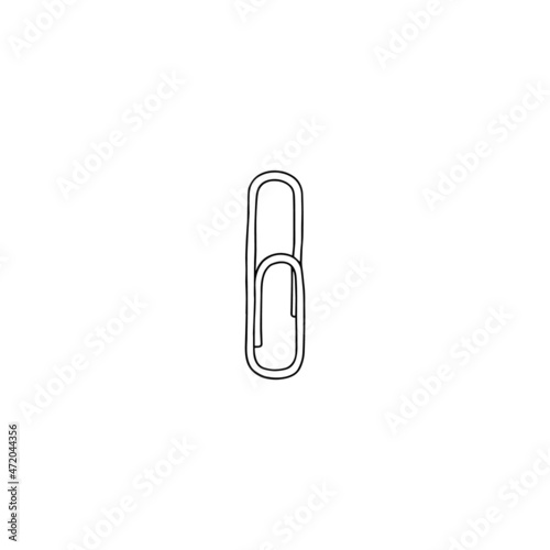 Paper clip for attachment office paper document sheets  stationery paperclip.