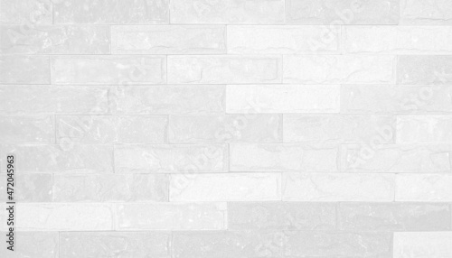 white brick wall abstract background or texture, new and clean. for pattern background. High quality photo. photo