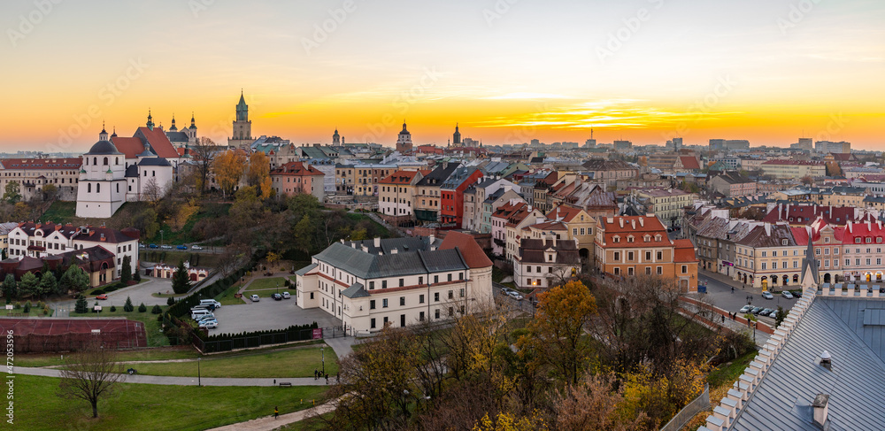 Fototapeta premium Lublin Old Town Sunset