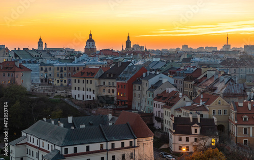 Lublin Old Town Sunset