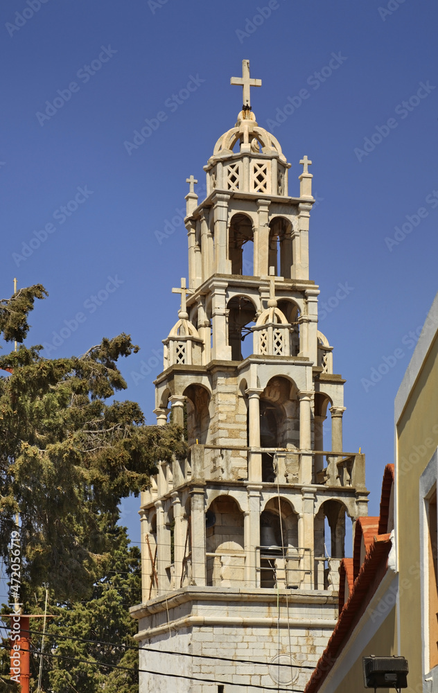 Agios Ioannisin church - church of St. John in Ano Symi. Greece