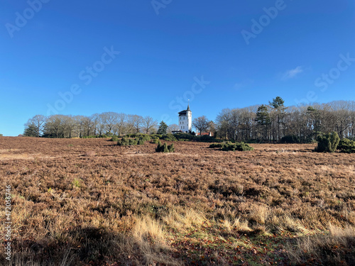 the Castle tower on the hill of the Sprengenberg on the Sallandse heuvelrug photo