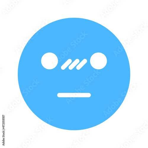 shocked emoji Isolated Vector icon which can easily modify or edit

