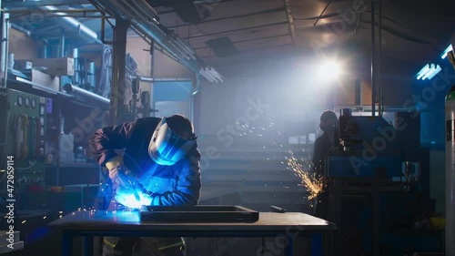 Handyman preparing his autogenous welding tool