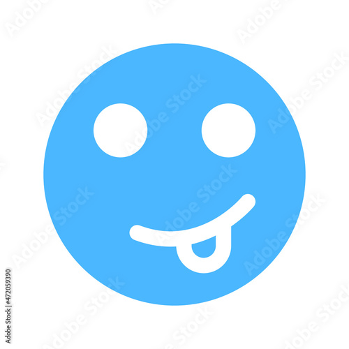 tongue emoji Isolated Vector icon which can easily modify or edit

