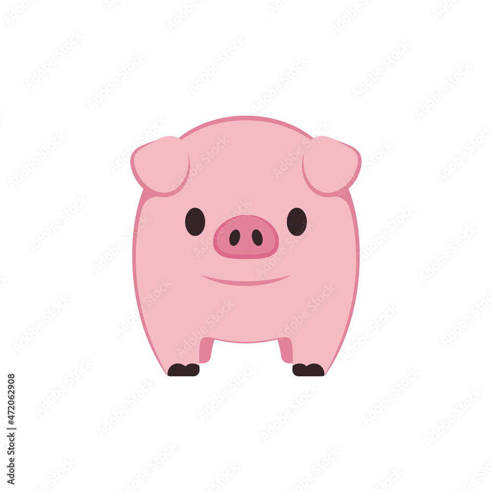 Pig doodle logo design. Pig vector. Pig symbol. Pig doodle logo design. Pig vector. Pig symbol.
