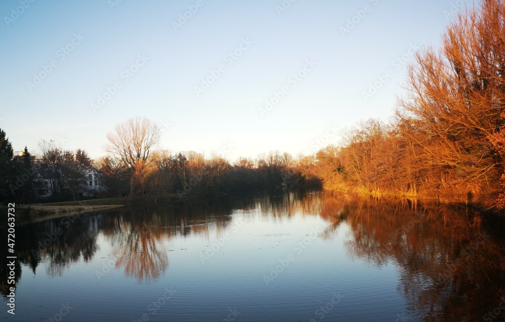 Lake and Forest in Autumn