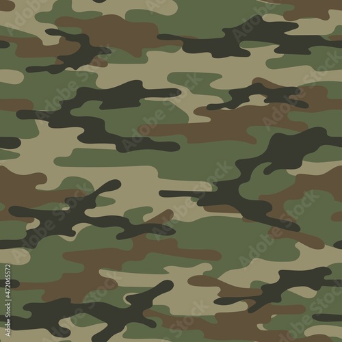 modern military vector  green camouflage print, seamless pattern for clothing headband or print. camouflage from pols			