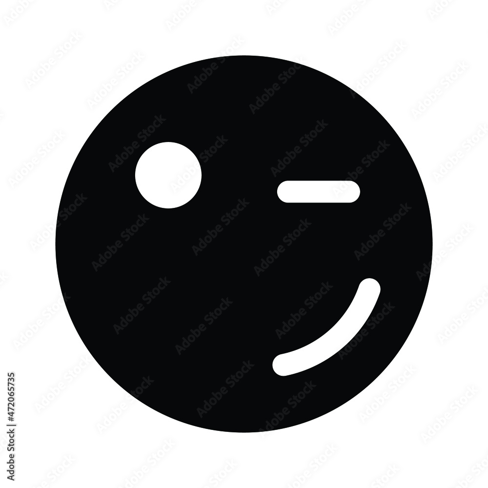 Winking Emoji Isolated Vector icon which can easily modify or edit
Winking Emoji Isolated Vector icon which can easily modify or edit