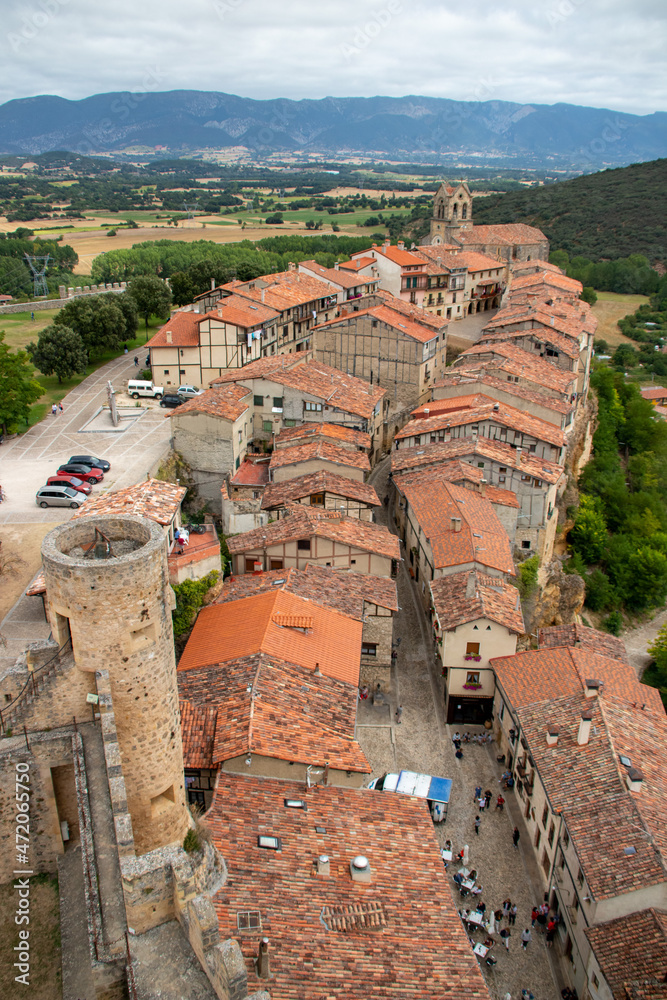 Medieval town of Frias in Spain