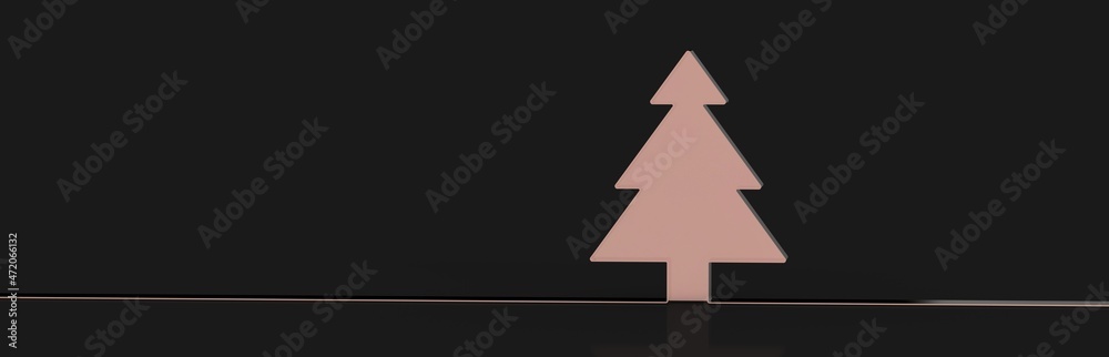 Christmas new year abstract 3d low poly tree card Christmas new year abstract 3d low poly tree card