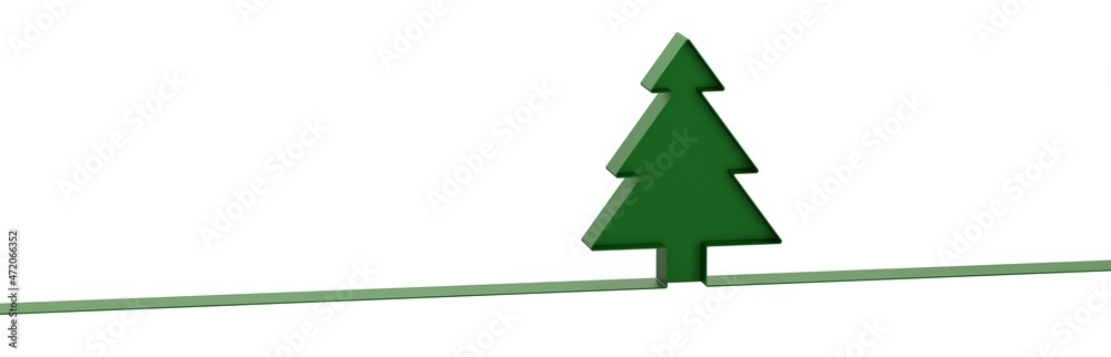 Abstract winter scene with christmas tree Abstract winter scene with christmas tree