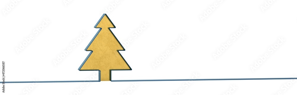 Christmas tree in futuristic technology Christmas tree in futuristic technology