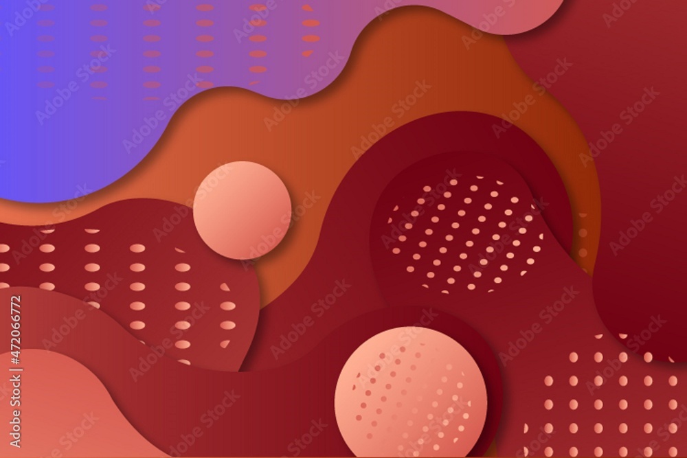 3D abstract background with outlined paper shapes. Vector design layout for business presentations, flyers, posters and invitations.
