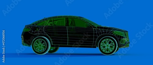 3d rendering of autonomous ...
