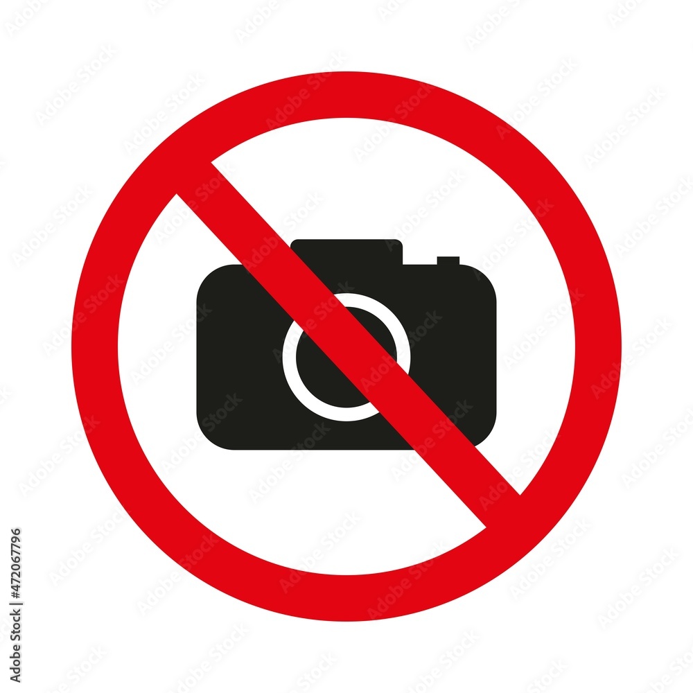 the sign is prohibited to take pictures. you can not take pictures the sign is prohibited to take pictures. you can not take pictures