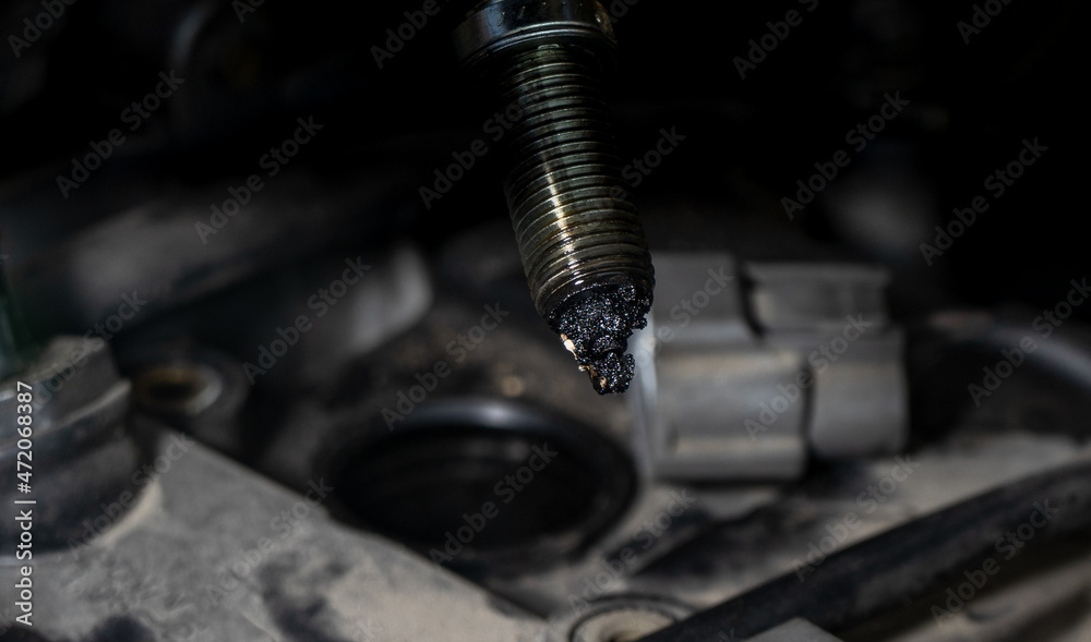 Car glow plugs cause of malfunction and check the condition at a car