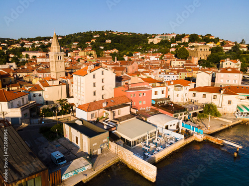 Muggia Small Fishing Town in Trieste Province Italy