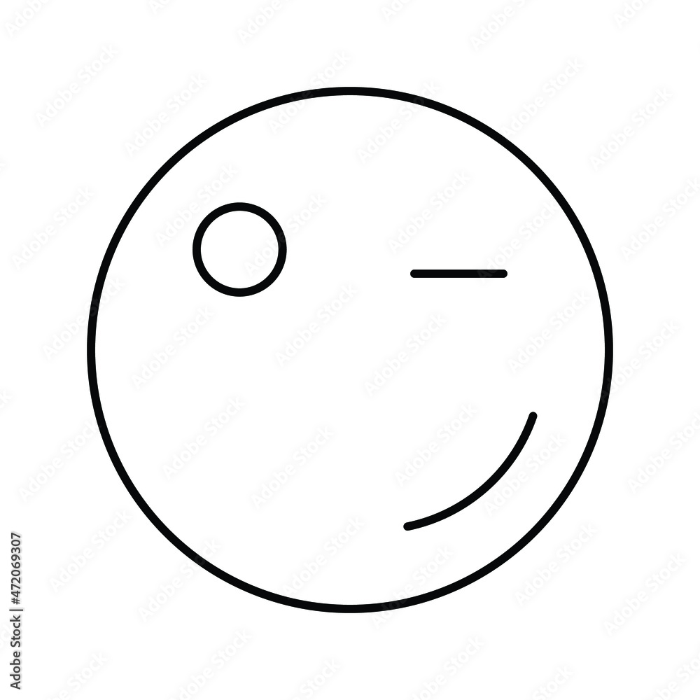 Winking Emoji Isolated Vector icon which can easily modify or edit
Winking Emoji Isolated Vector icon which can easily modify or edit