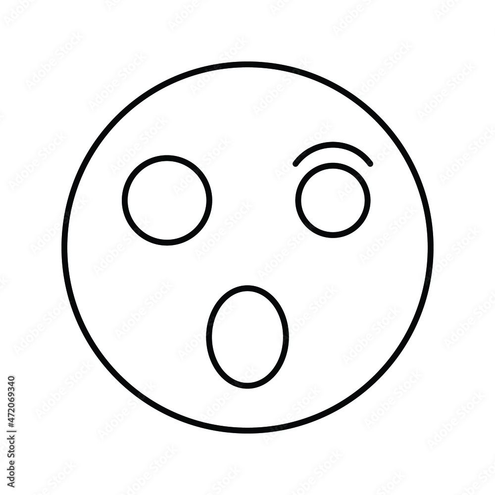 shocked Emoji Isolated Vector icon which can easily modify or edit
shocked Emoji Isolated Vector icon which can easily modify or edit