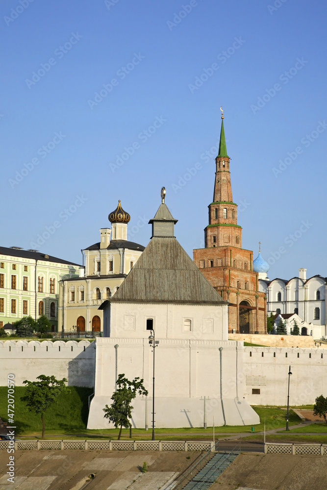 View of Kazan Kremlin. Tatarstan, Russia