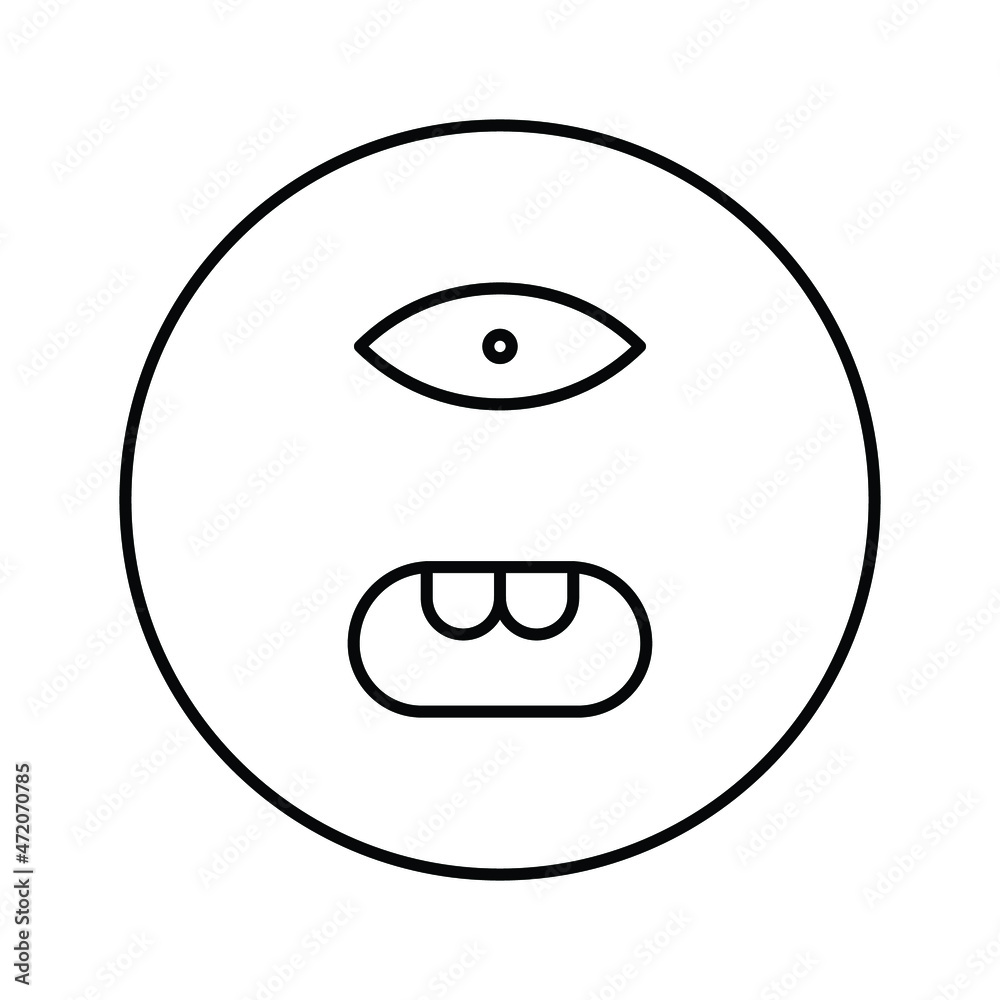 Alien emoji Isolated Vector icon which can easily modify or edit
Alien emoji Isolated Vector icon which can easily modify or edit