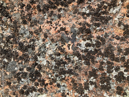 Grey granite stone outdoor texture.
