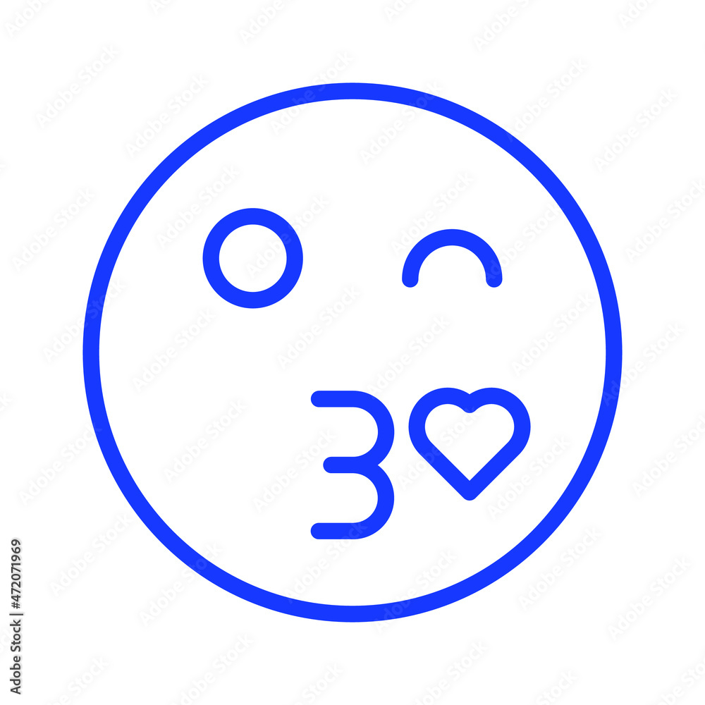 kiss emoji Isolated Vector icon which can easily modify or edit
kiss emoji Isolated Vector icon which can easily modify or edit