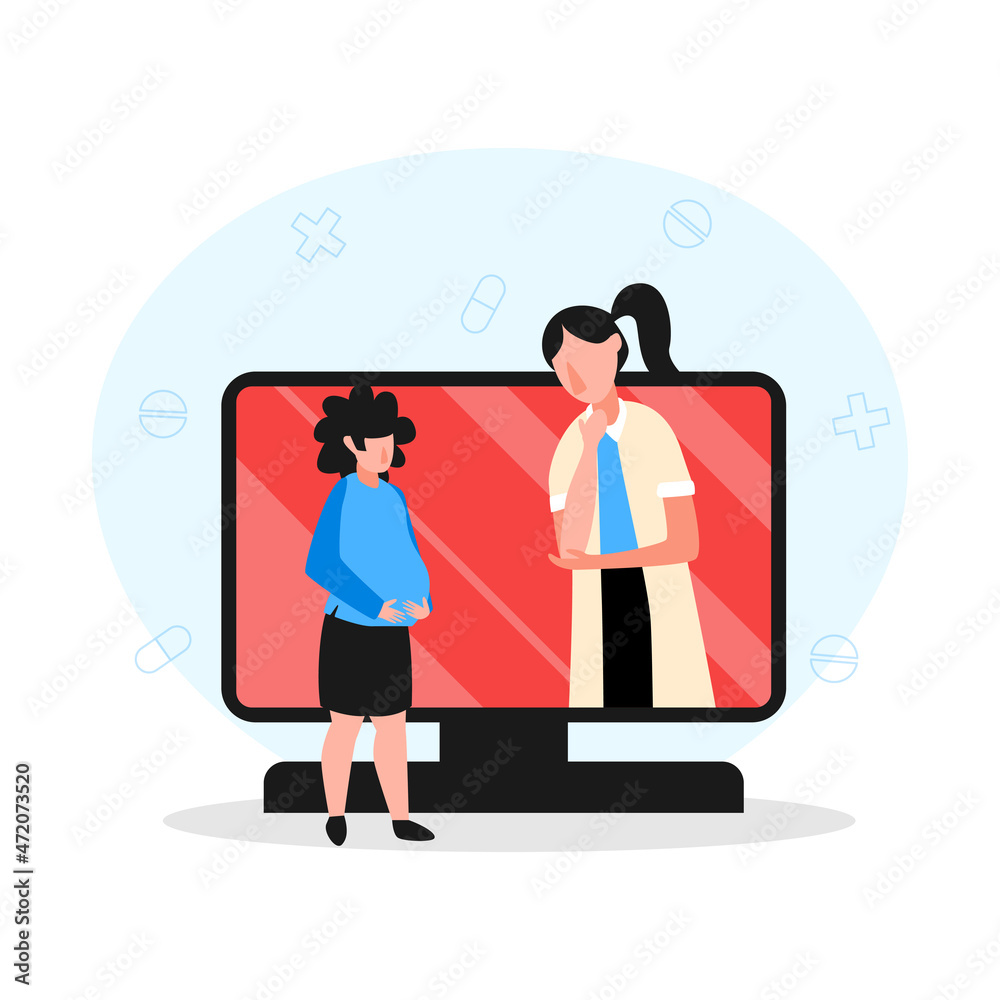 Pregnant Online Consultation Composition Pregnant Online Consultation Composition