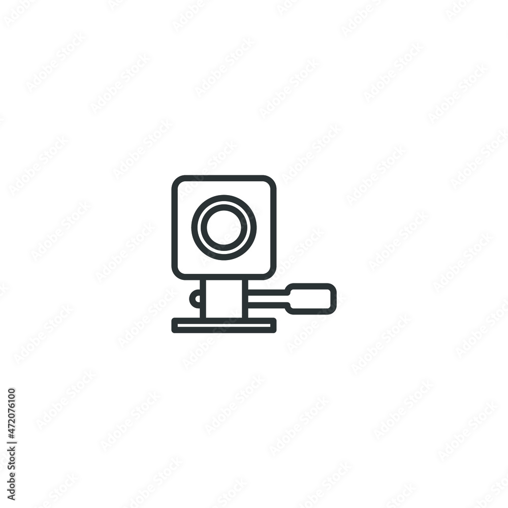 Vector sign of the action camera symbol is isolated on a white background. action camera icon color editable.
Vector sign of the action camera symbol is isolated on a white background. action camera icon color editable.