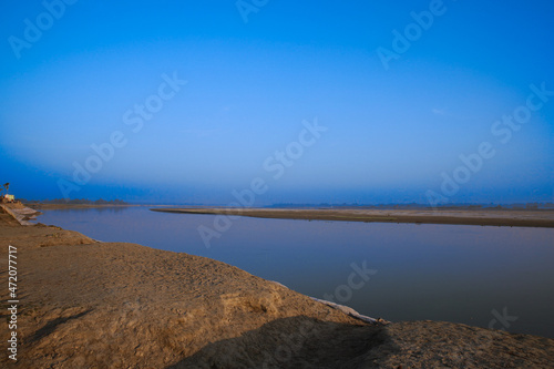 beach in the morning