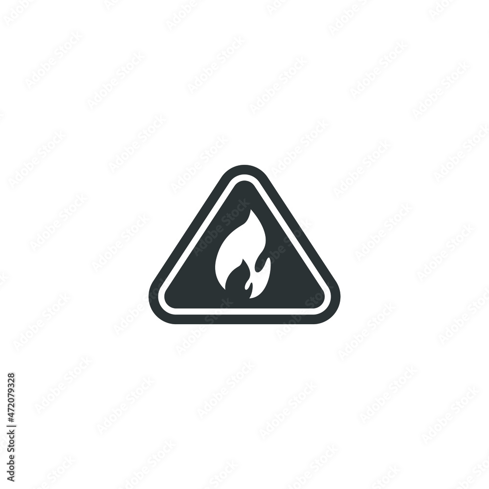 Vector sign of the danger symbol is isolated on a white background. danger icon color editable. Vector sign of the danger symbol is isolated on a white background. danger icon color editable.