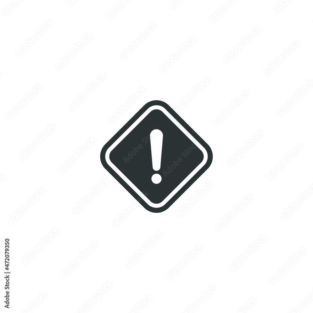 Vector sign of the danger symbol is isolated on a white background. danger icon color editable. Vector sign of the danger symbol is isolated on a white background. danger icon color editable.