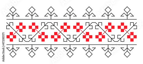 Traditional embrodery pattern