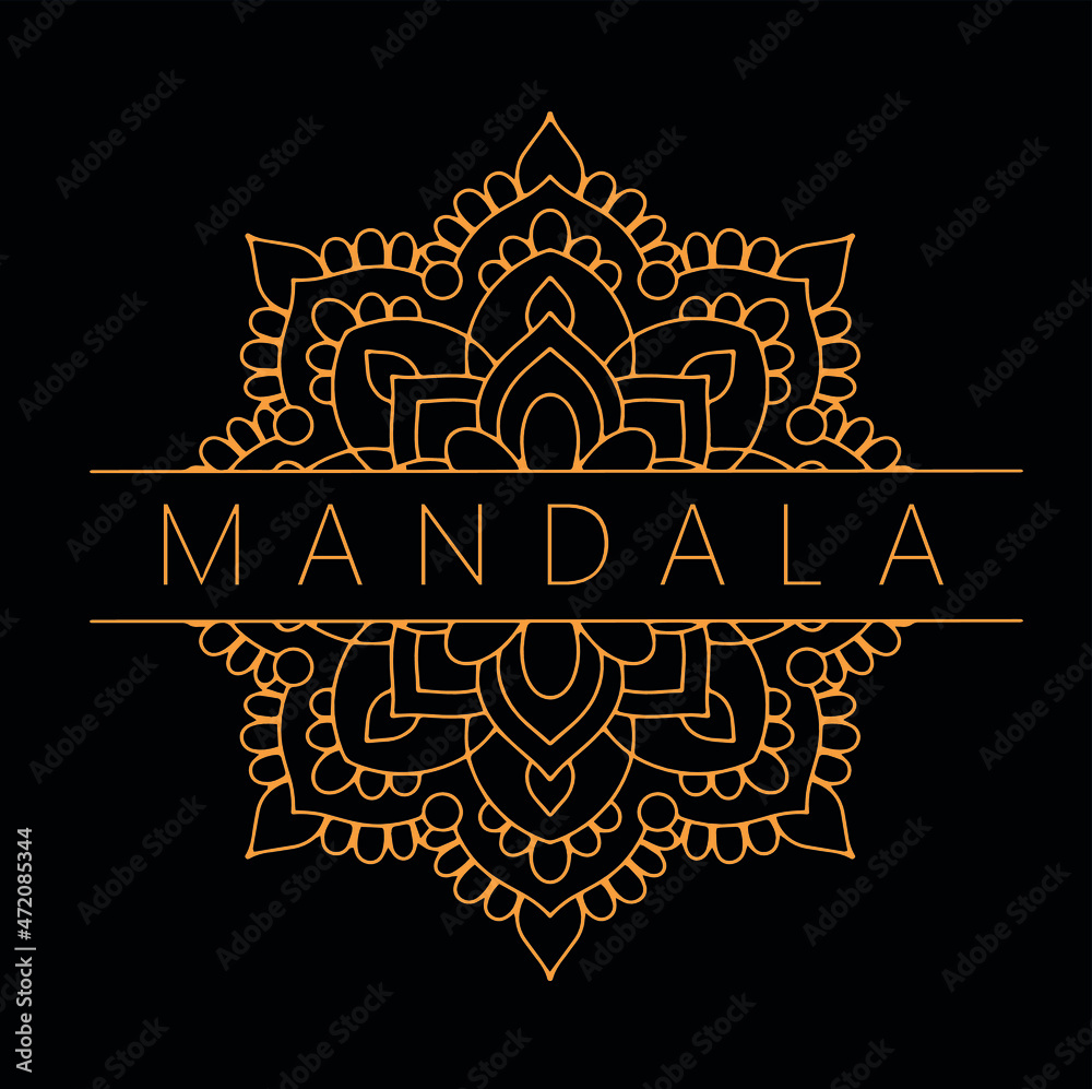 mandala - vector logo and icon illustration mandala - vector logo and icon illustration