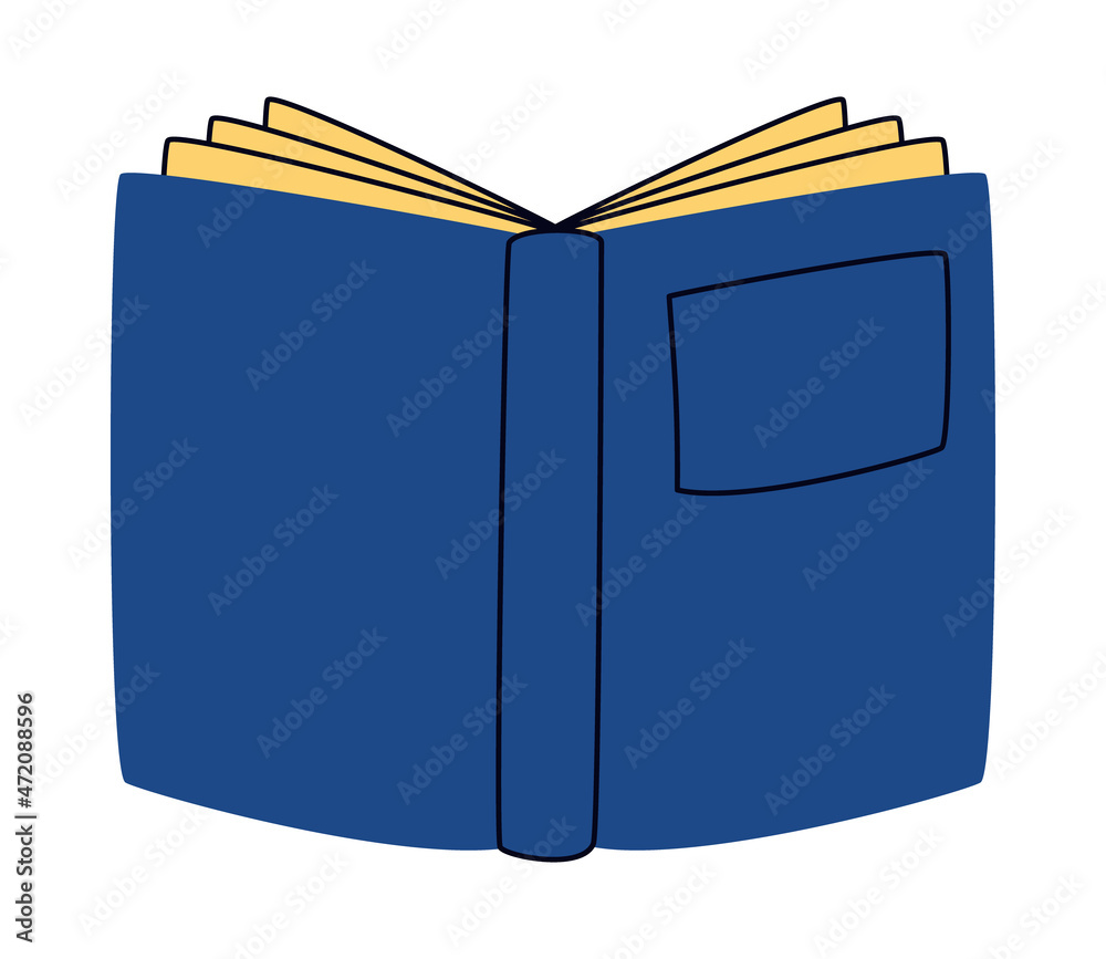 book with blue cover book with blue cover
