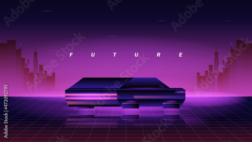Obraz na plátně Retro future