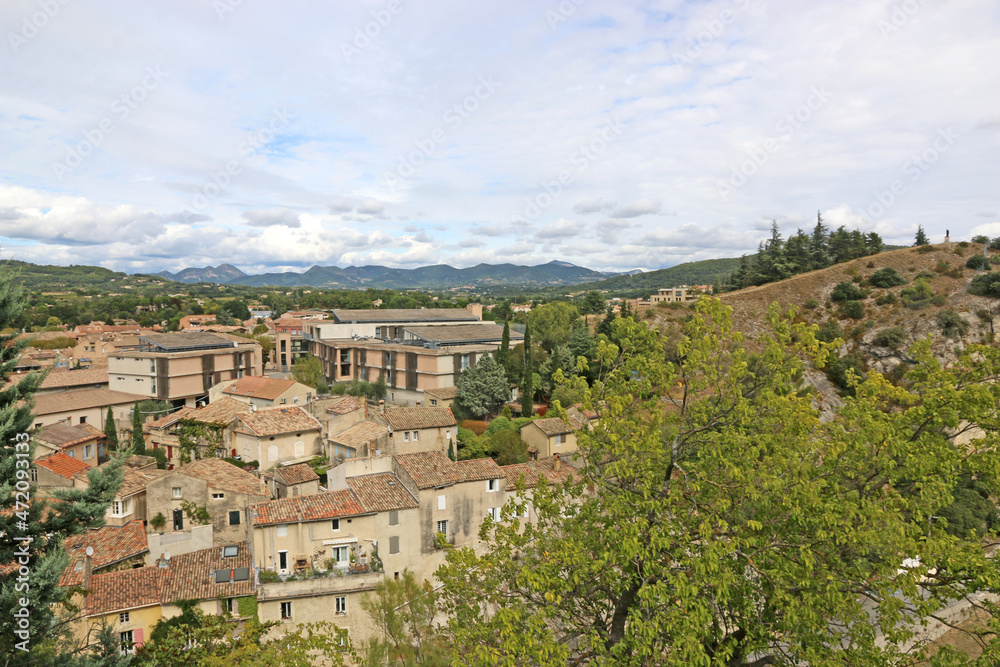 Provence landscape from Vaison-la-Romaine, France