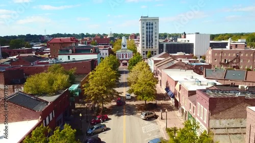 Fayetteville, North Carolina, Downtown, Market House, Aerial View