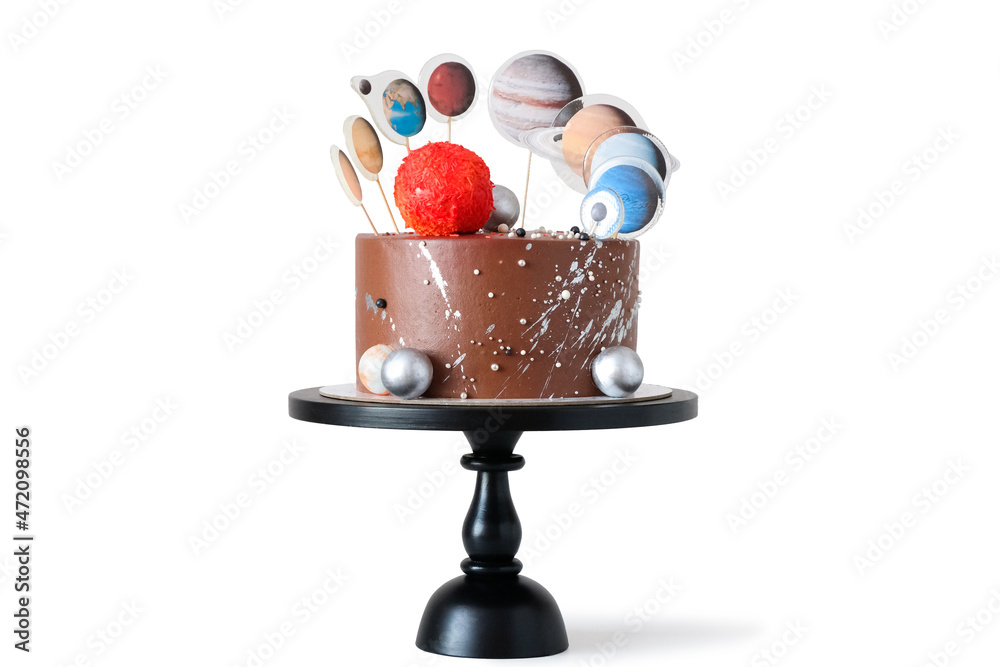 Order Online Planet Solar System Cake From The French Cake Company |  Doorstep Delivery