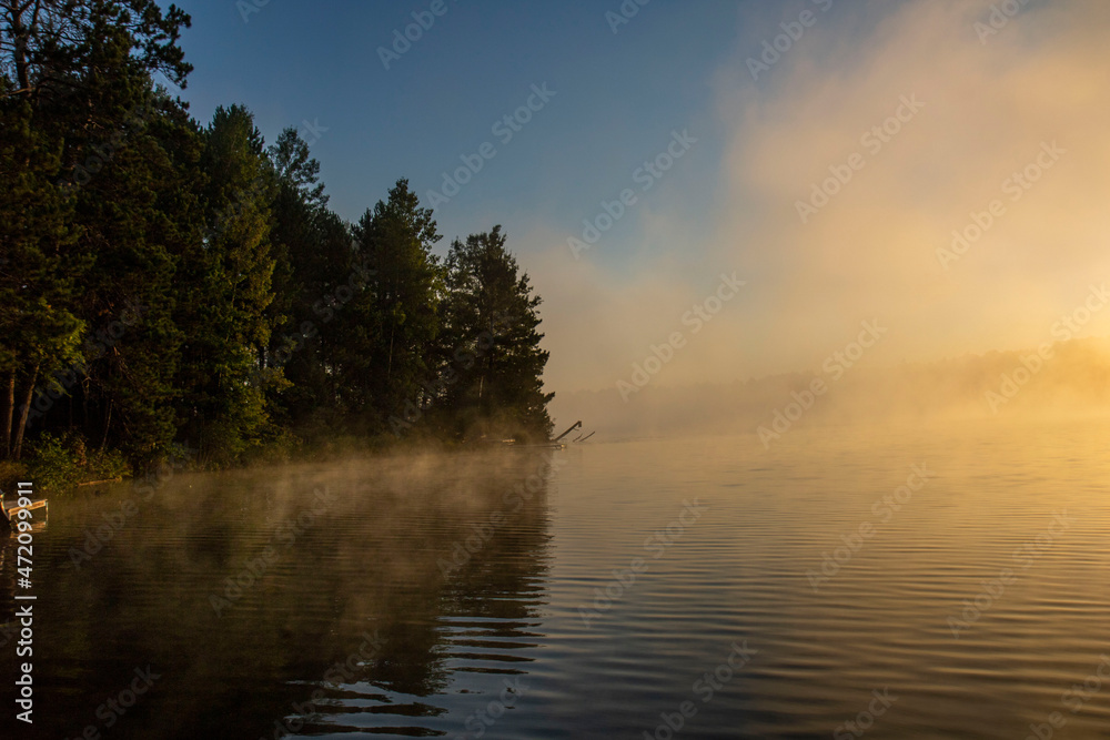 Fototapeta premium Foggy sunrise