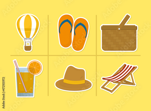travel and summer set