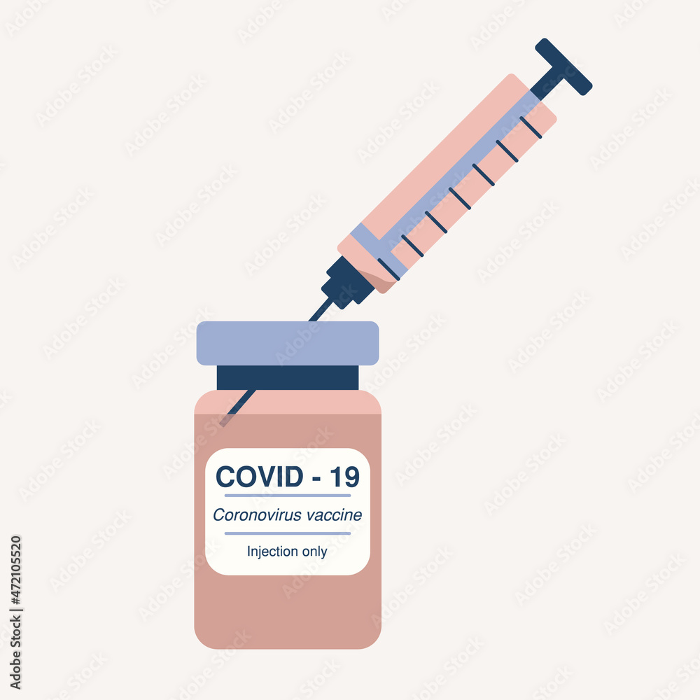 Covid-19 coronavirus vaccine. Syringe and vaccine vector. Treatment for coronavirus covid-19. Coronavirus vaccine injection. Covid-19 coronavirus vaccine. Syringe and vaccine vector. Treatment for coronavirus covid-19. Coronavirus vaccine injection.