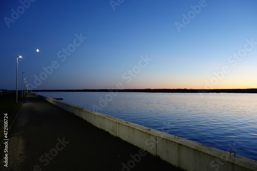 pier at sunset