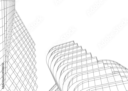 architecture digital 3d drawing