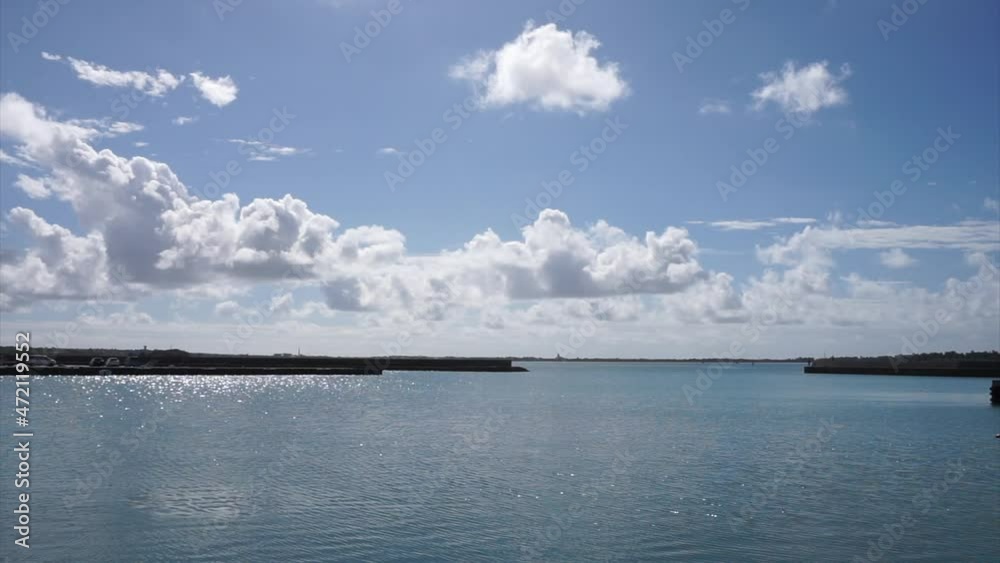 沖縄県宮古島 海岸の風景 久松漁港 沖縄県宮古島 海岸の風景 久松漁港