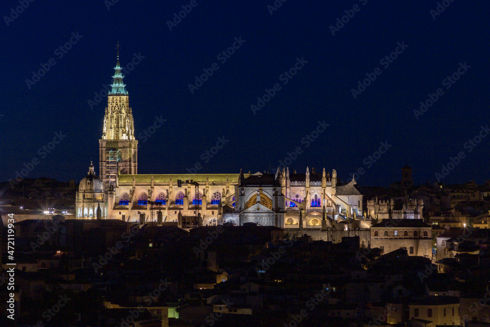 Obraz premium View of Toledo from the famous viewpoint of Valle (Spain)