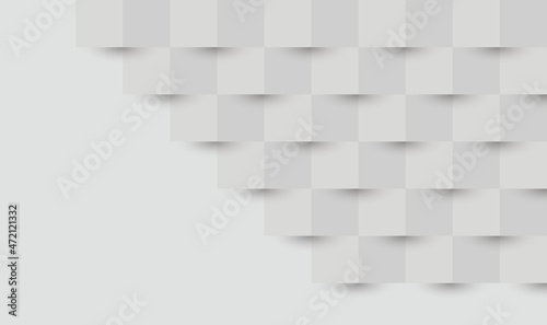White abstract background. Modern geometric vector design.